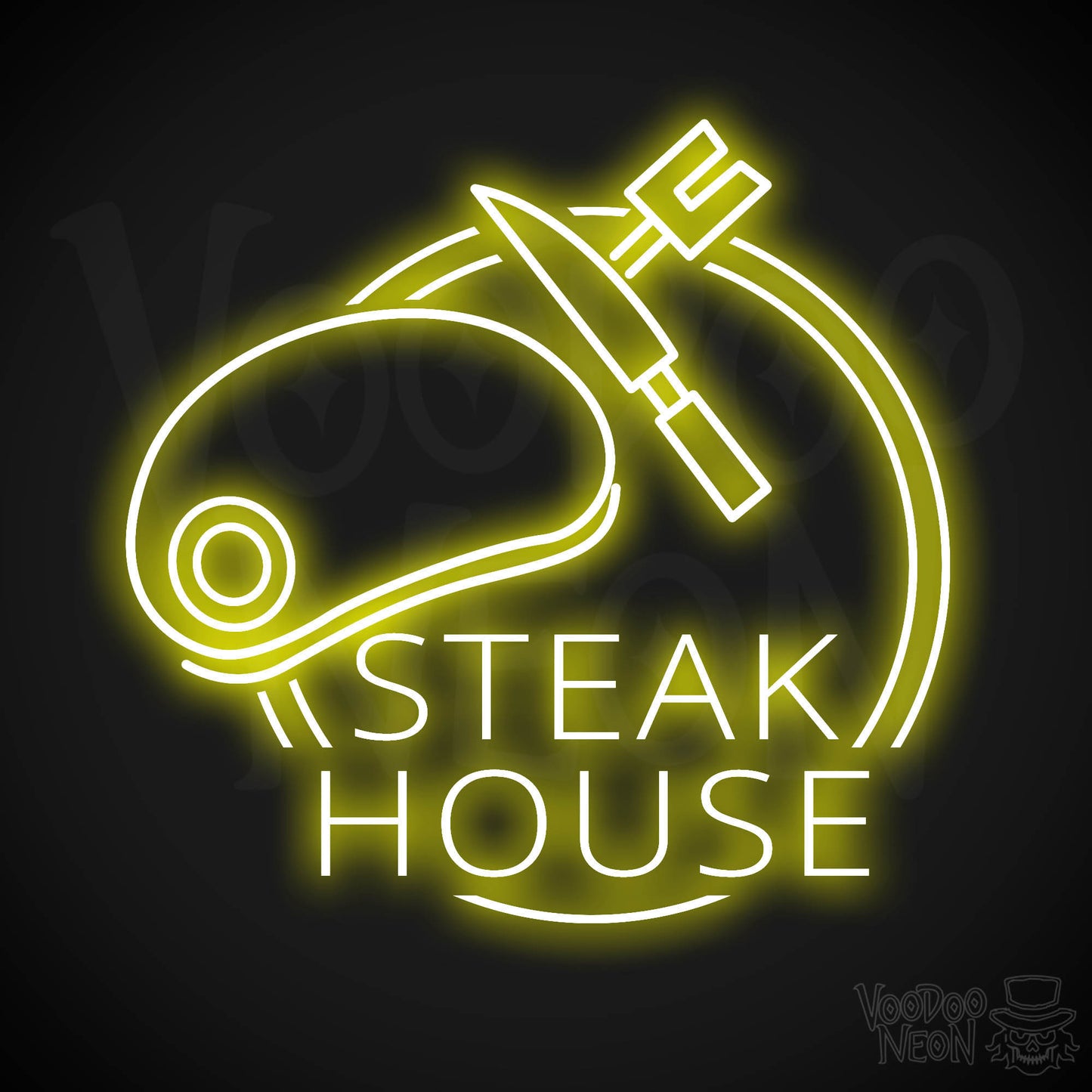 Steakhouse LED Neon - Yellow