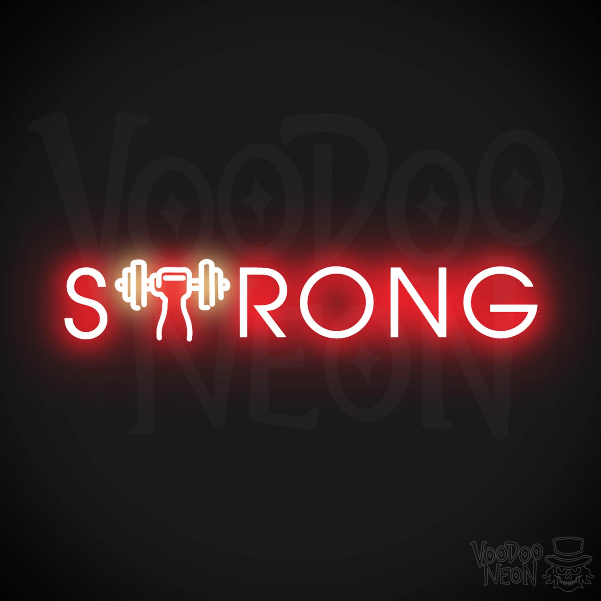 Strong Neon Sign - Neon Strong Sign - Gym Sign - Color Multi-Color
