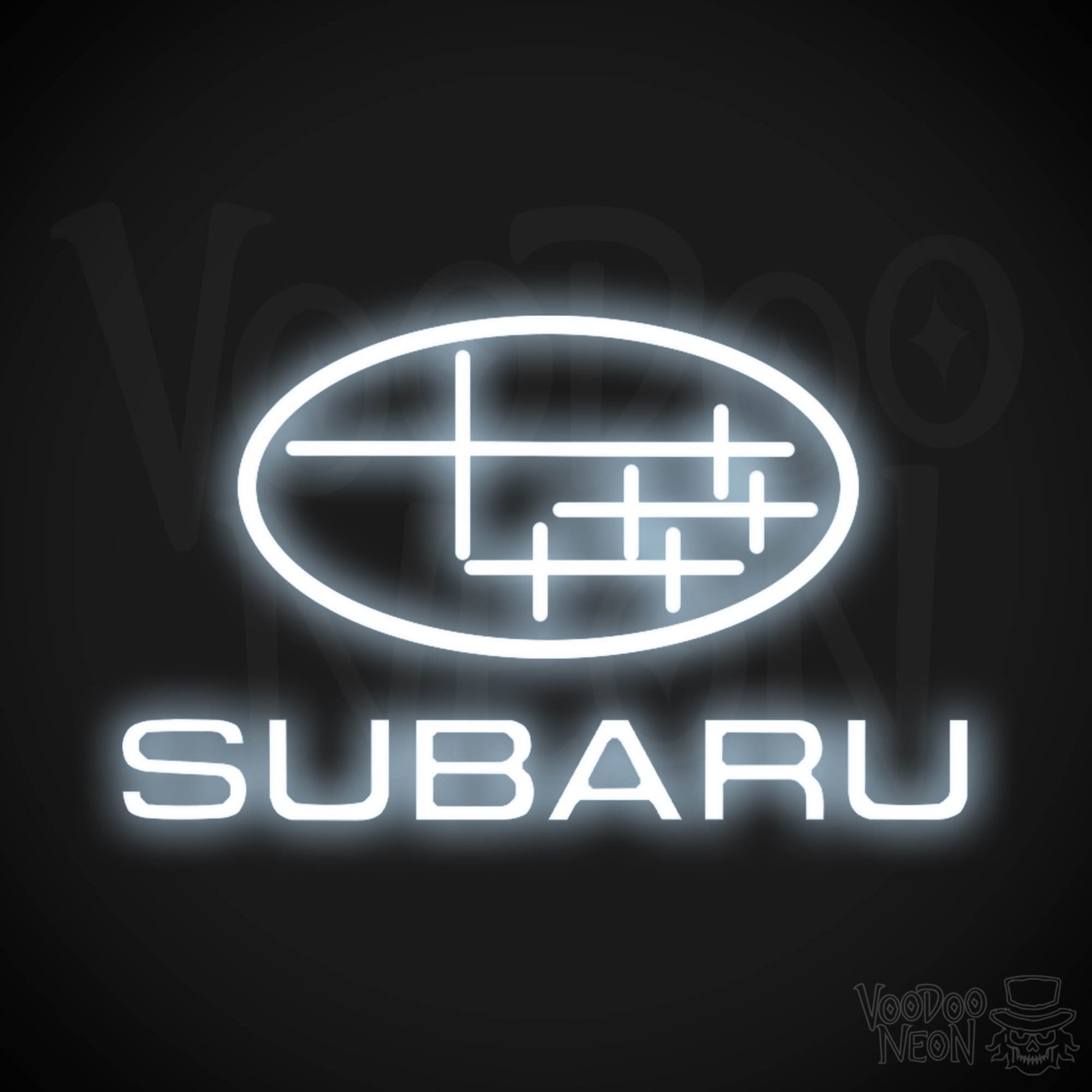 Subaru Neon Sign - Subaru Sign - Subaru Decor - Wall Art - Color Cool White
