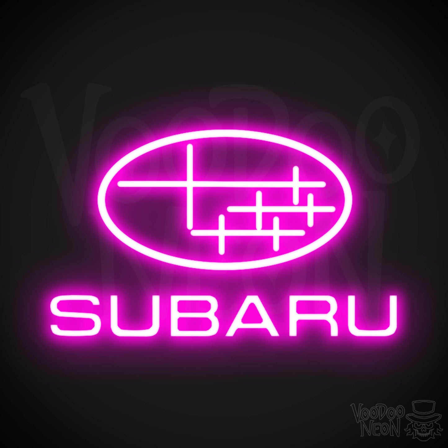 Subaru Neon Sign - Subaru Sign - Subaru Decor - Wall Art - Color Pink
