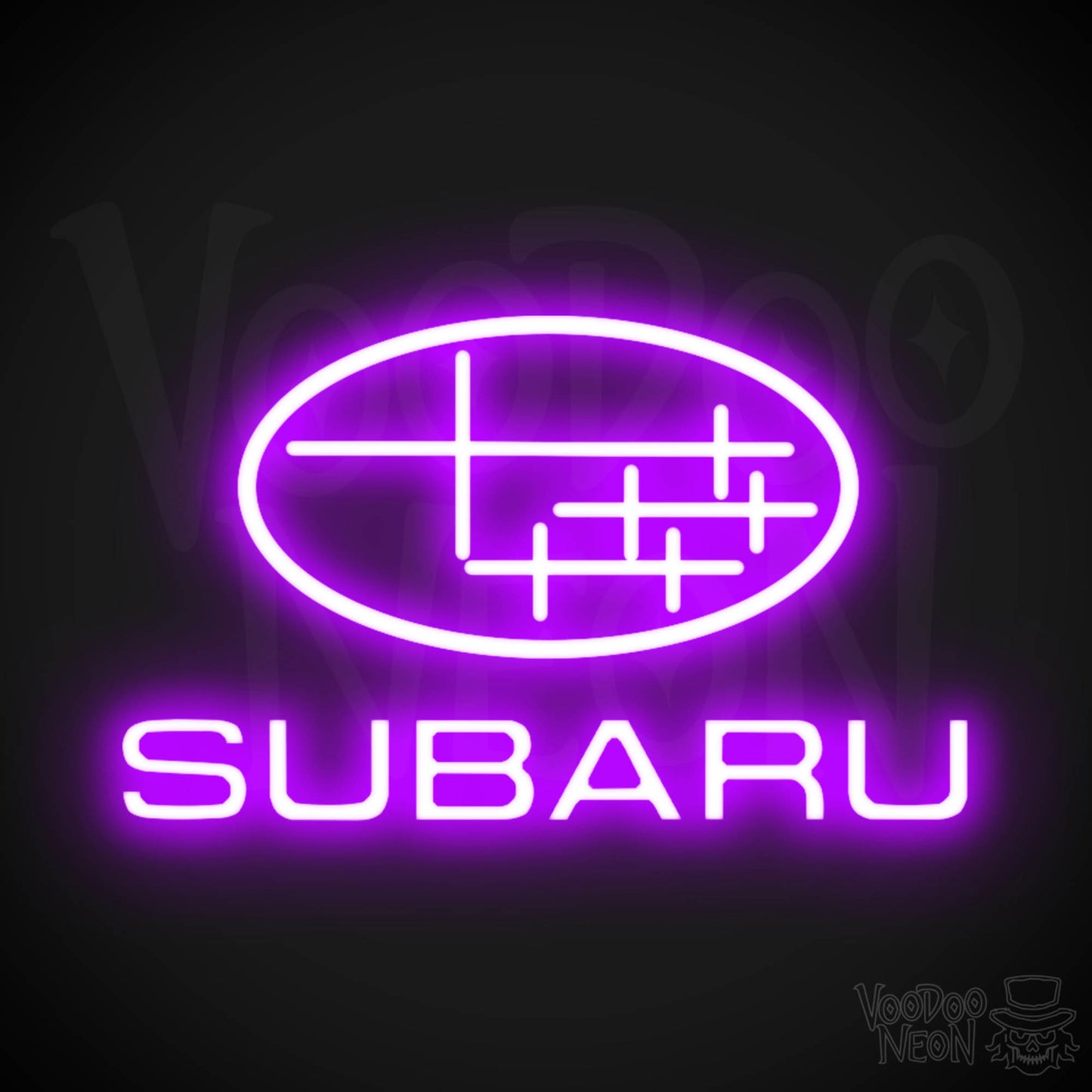 Subaru Neon Sign - Subaru Sign - Subaru Decor - Wall Art - Color Purple