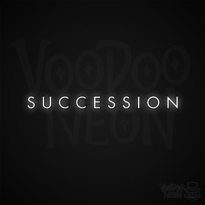 Succession Neon Sign - Multi-Color - Blackwall