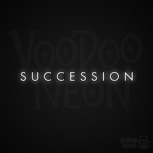Succession Neon Sign - Multi-Color - Blackwall