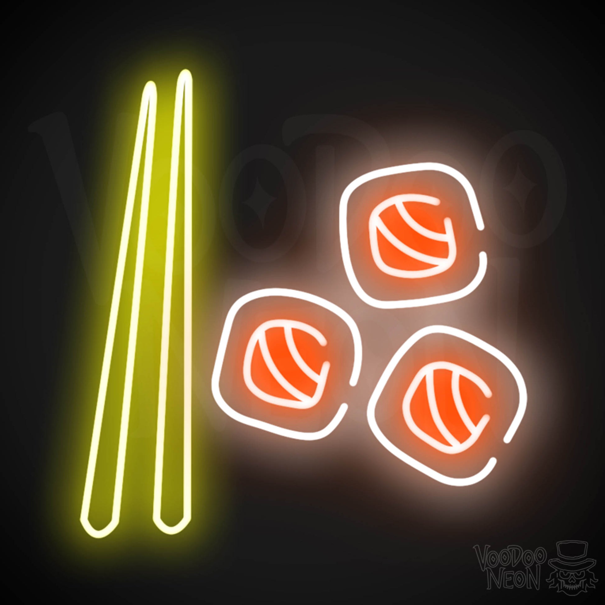 Sushi Neon Sign - Neon Sushi Sign - Color Multi-Color