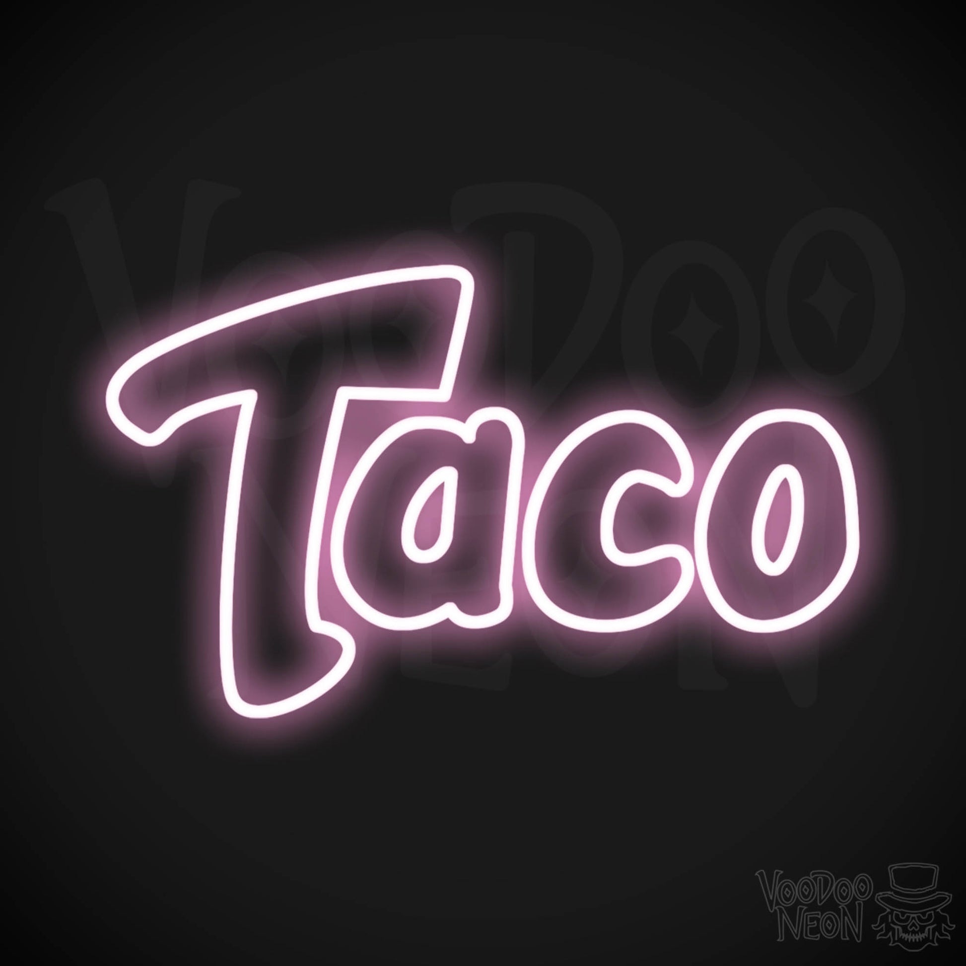 Taco LED Neon - Light Pink