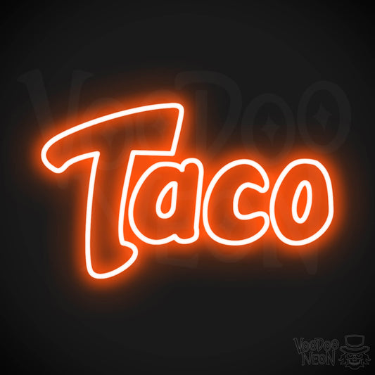 Taco LED Neon - Orange