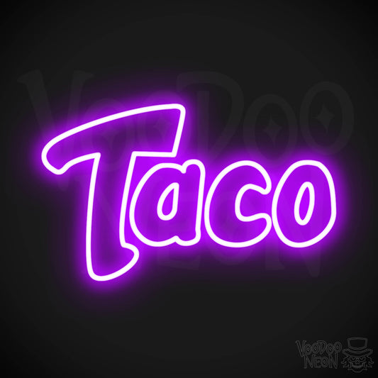 Taco LED Neon - Purple