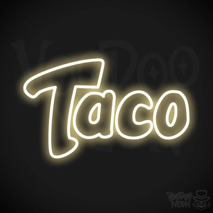 Taco LED Neon - Warm White