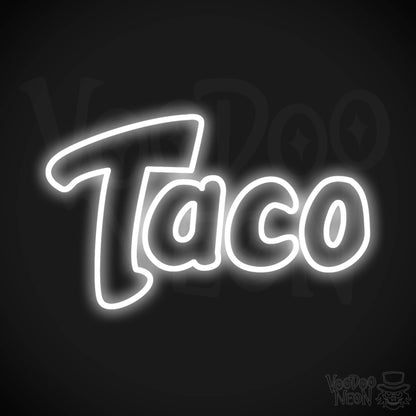 Taco LED Neon - White