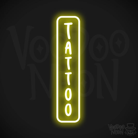 Tattoo LED Neon - Yellow