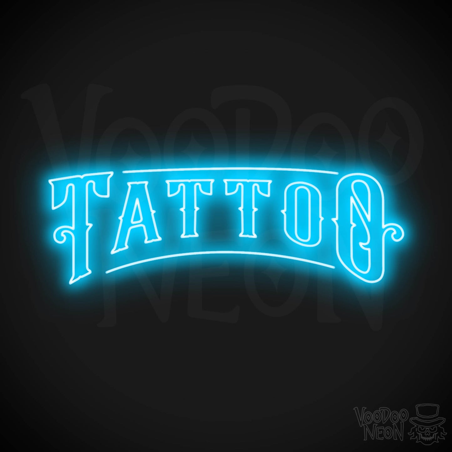 Tattoo Parlor LED Neon - Dark Blue