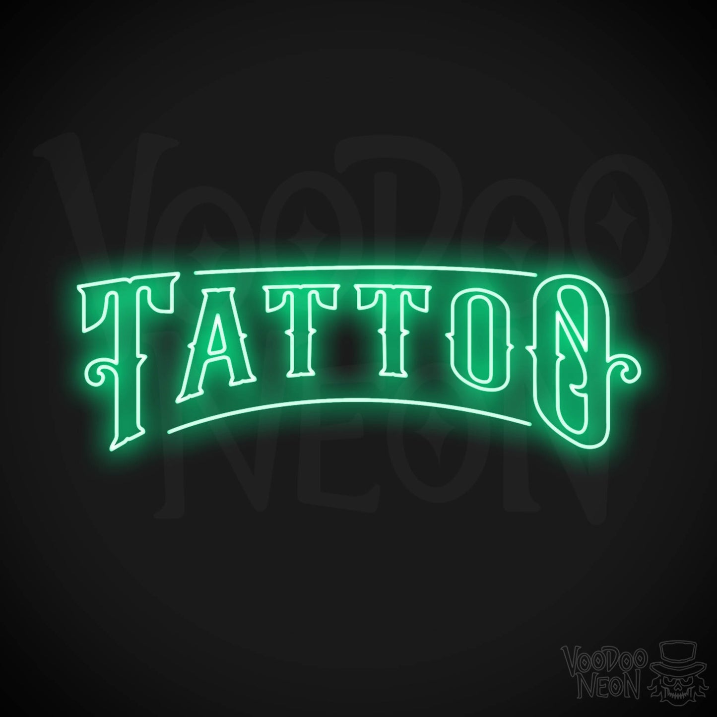 Tattoo Parlor LED Neon - Green