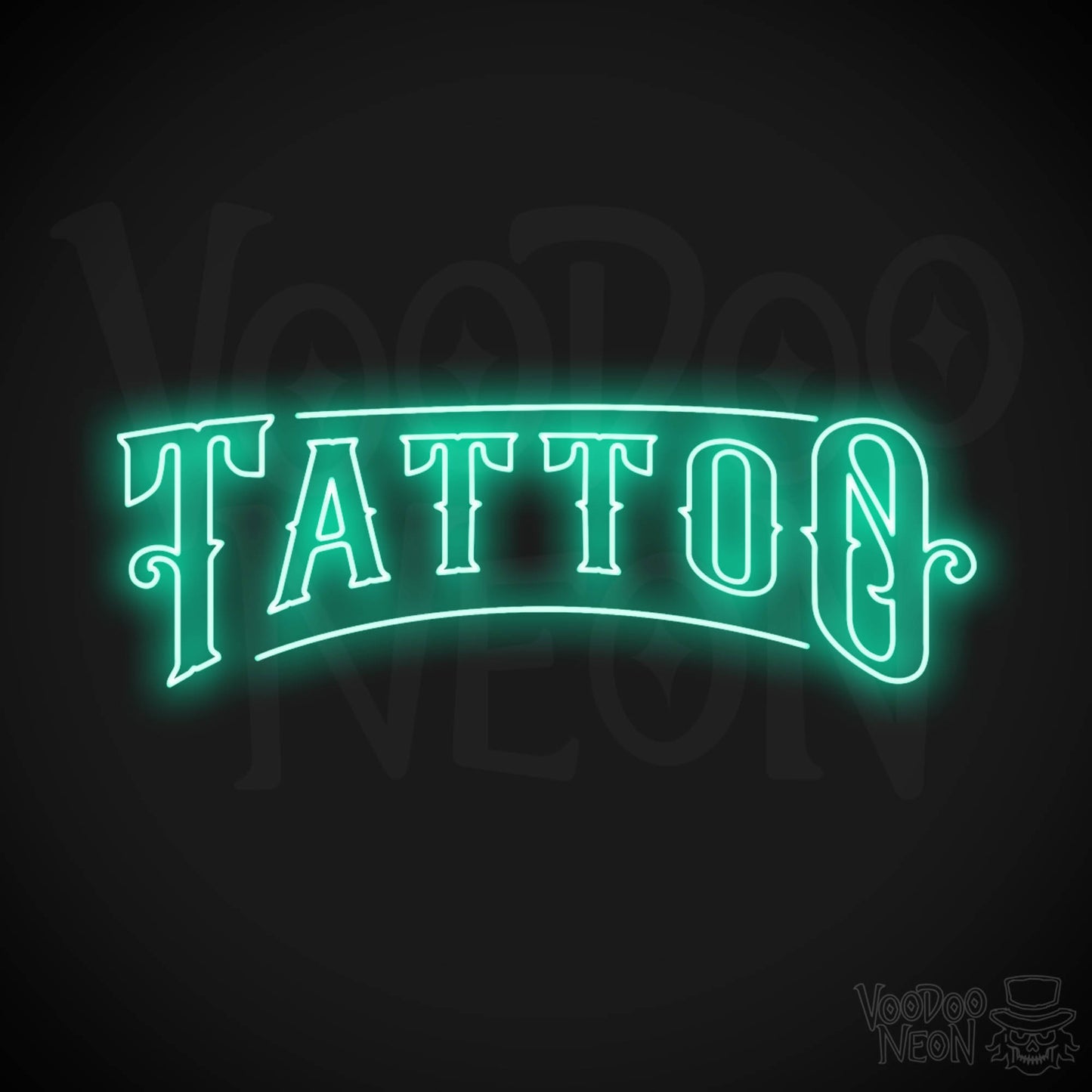 Tattoo Parlor LED Neon - Light Green