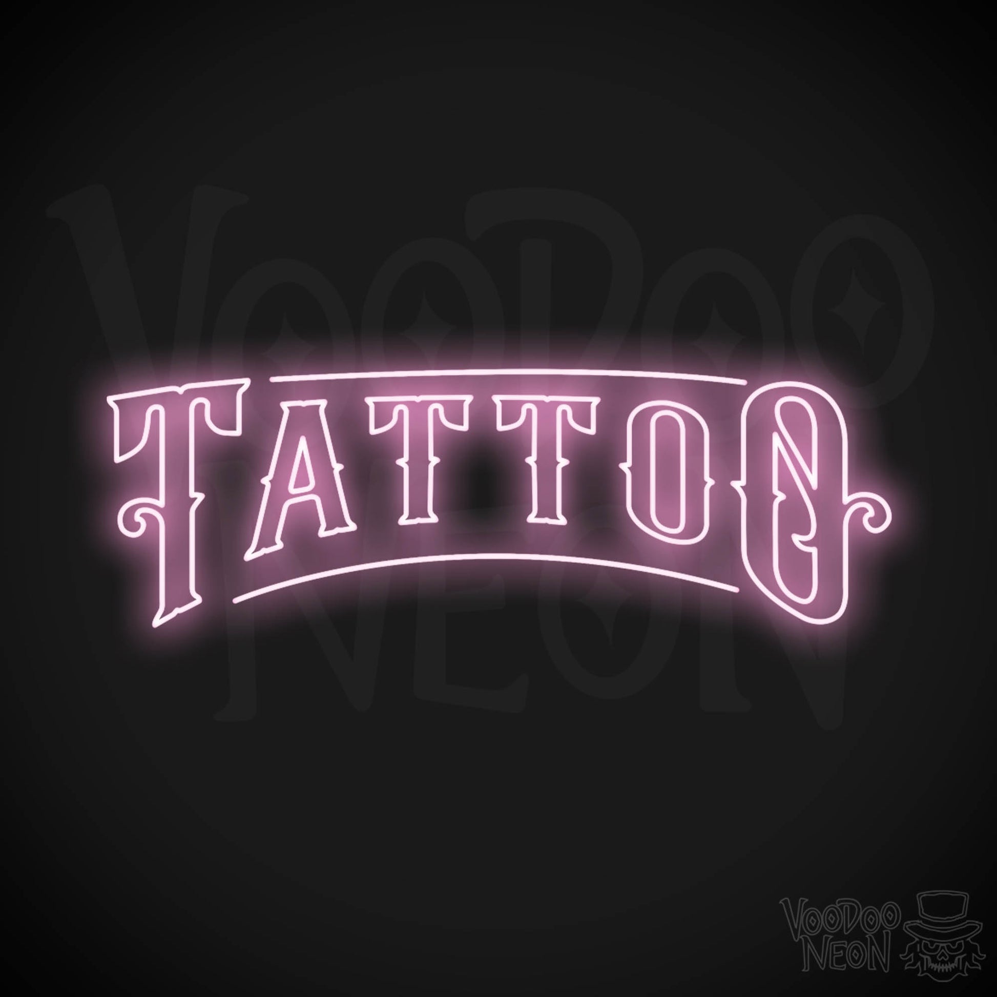 Tattoo Parlor LED Neon - Light Pink