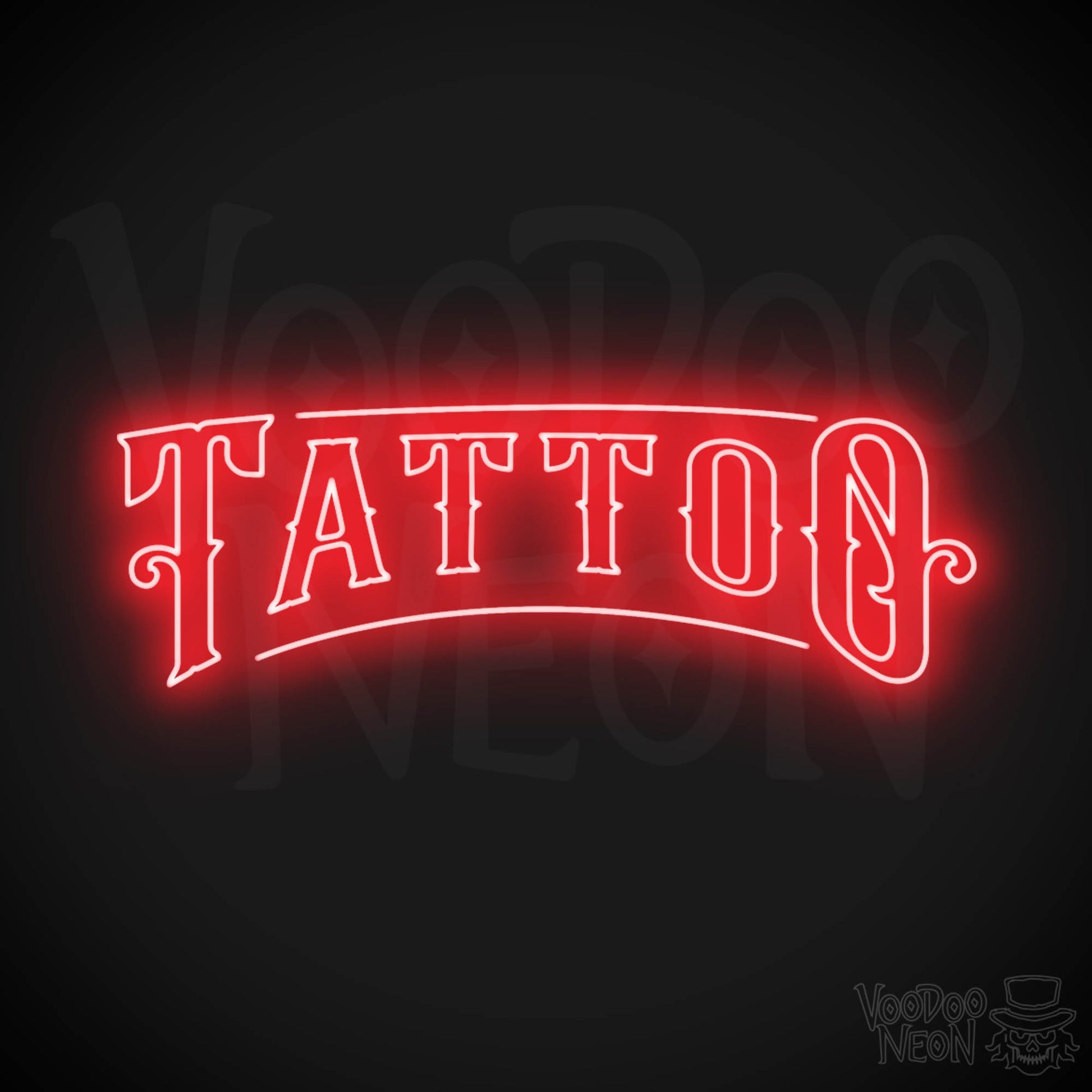 Tattoo Parlor LED Neon - Red