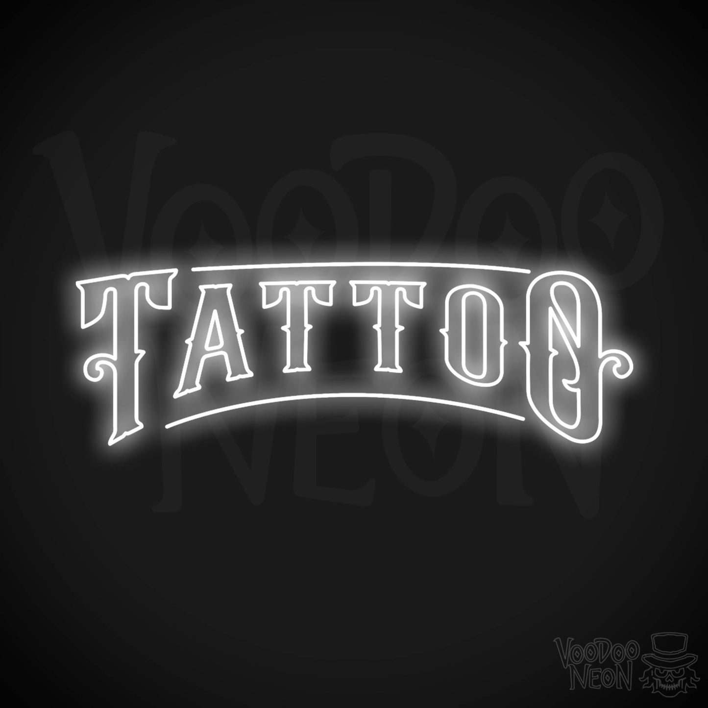Tattoo Parlor LED Neon - White