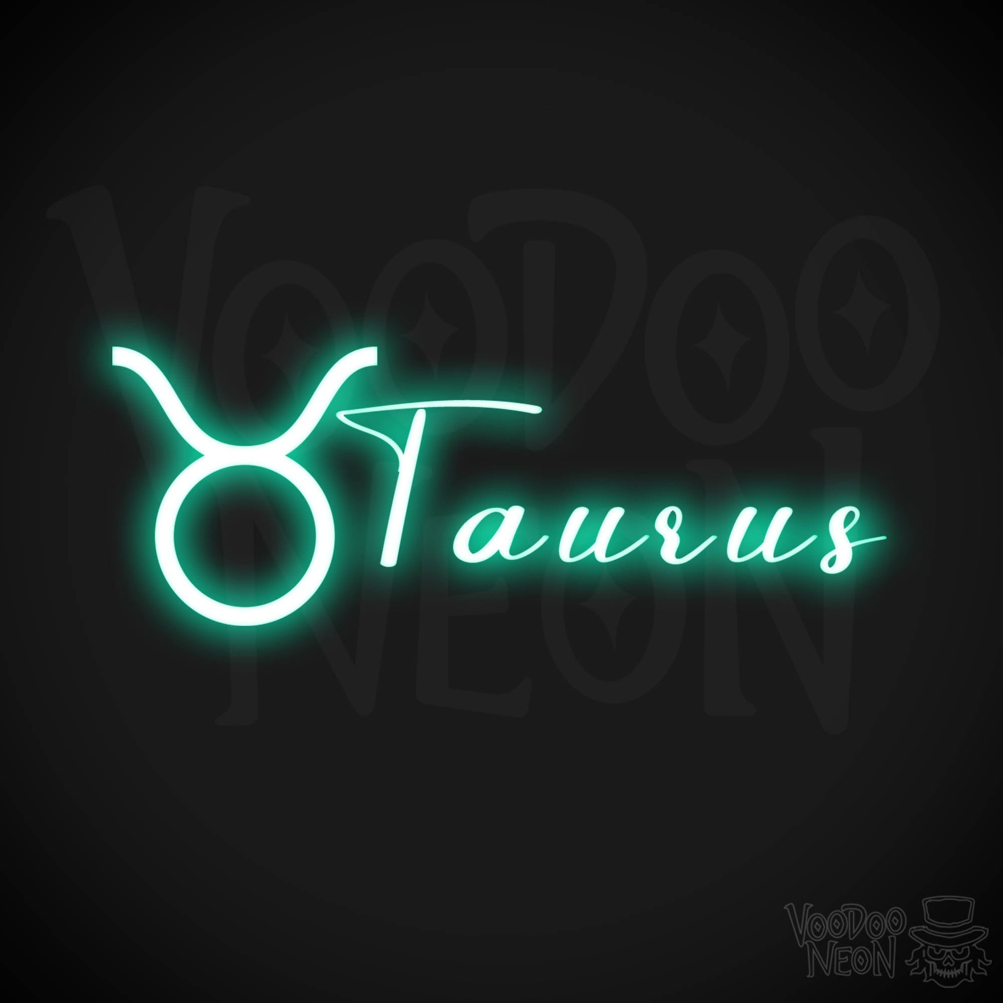 Taurus firearms logo neon wall outlets clock