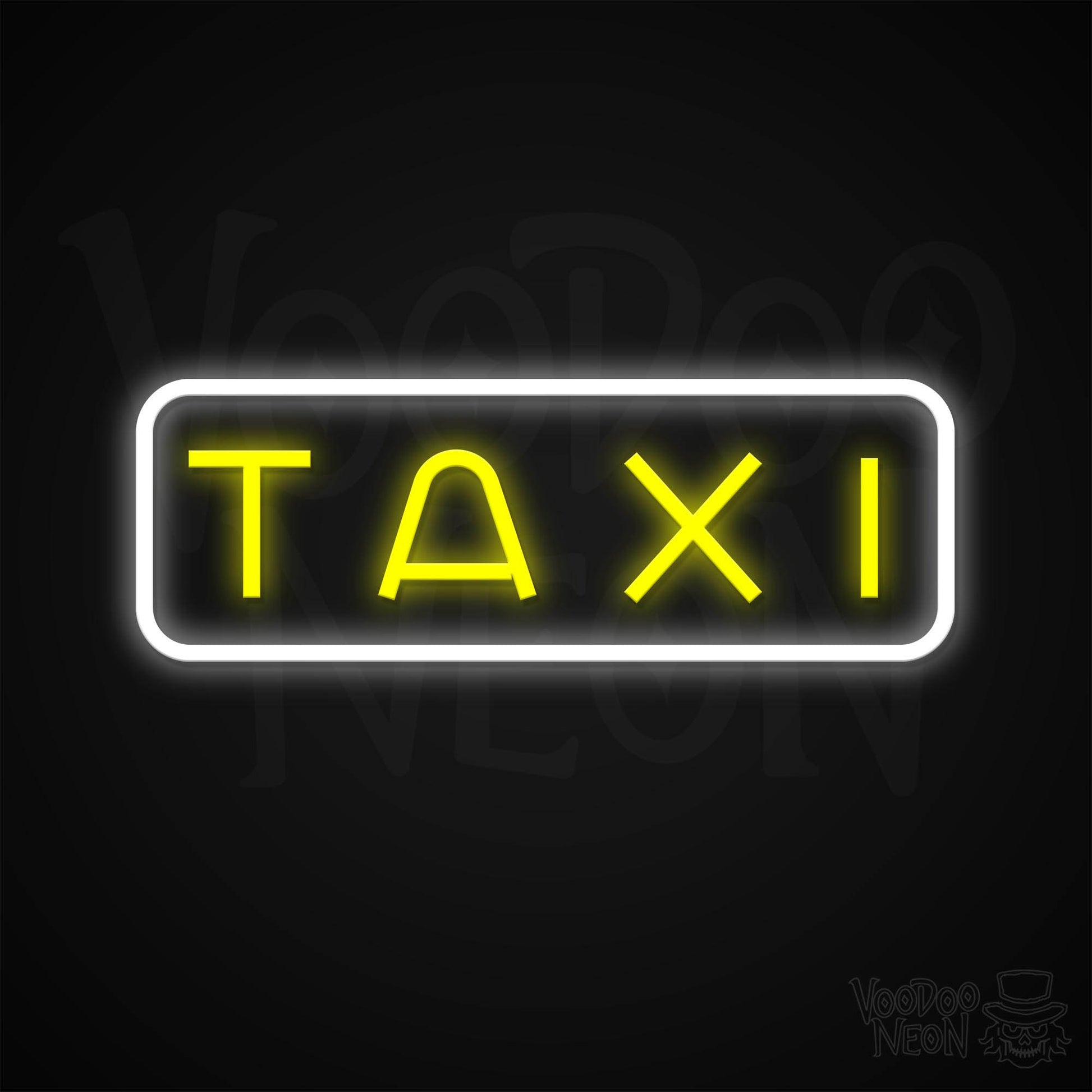 Taxi Neon Sign - Multi-Color - Blackwall