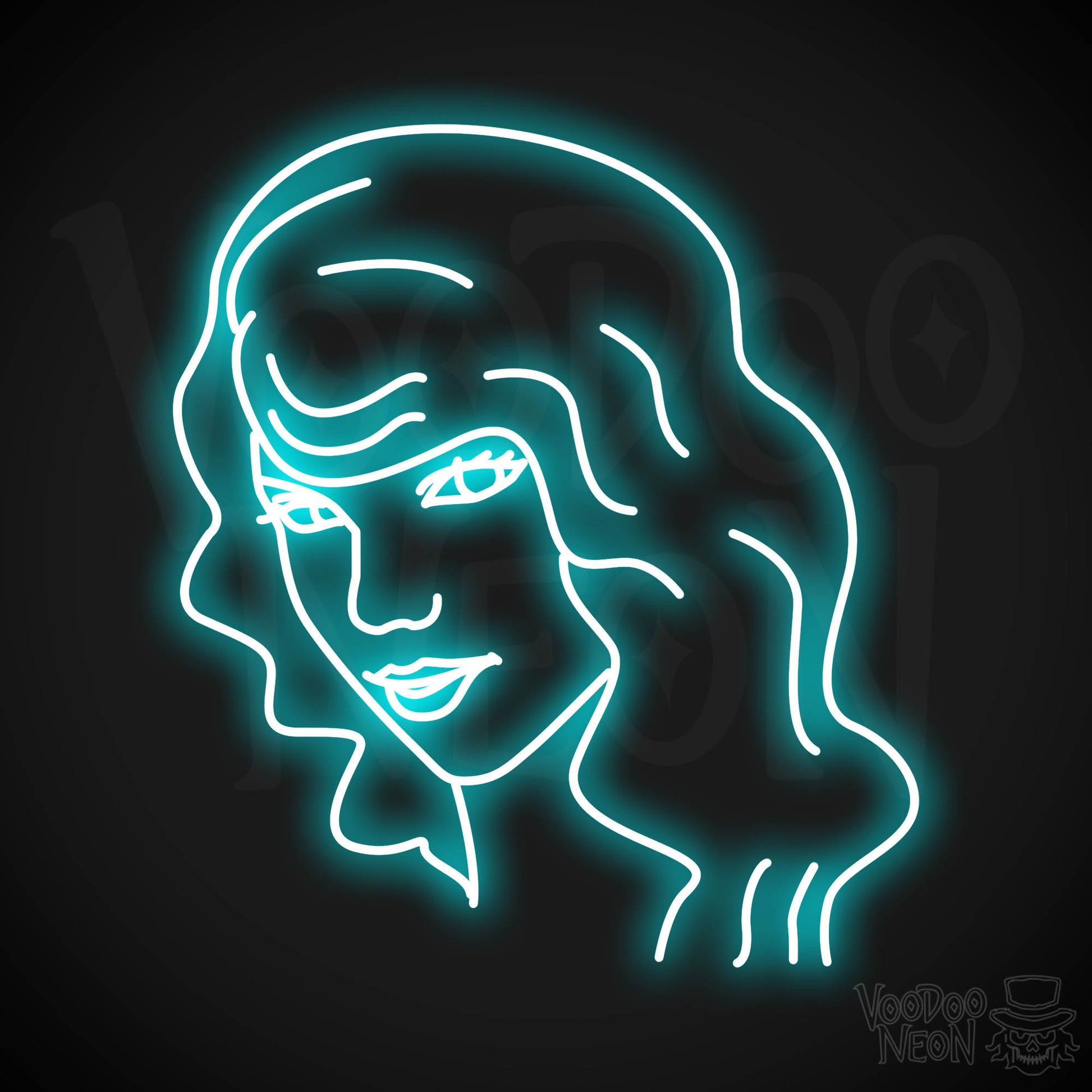 Taylor Swift LED Neon - Ice Blue