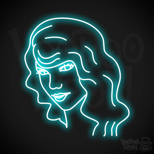 Taylor Swift LED Neon - Ice Blue
