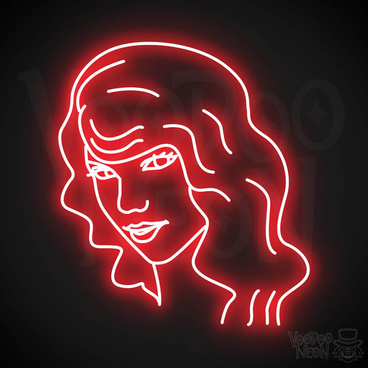 Taylor Swift LED Neon - Red