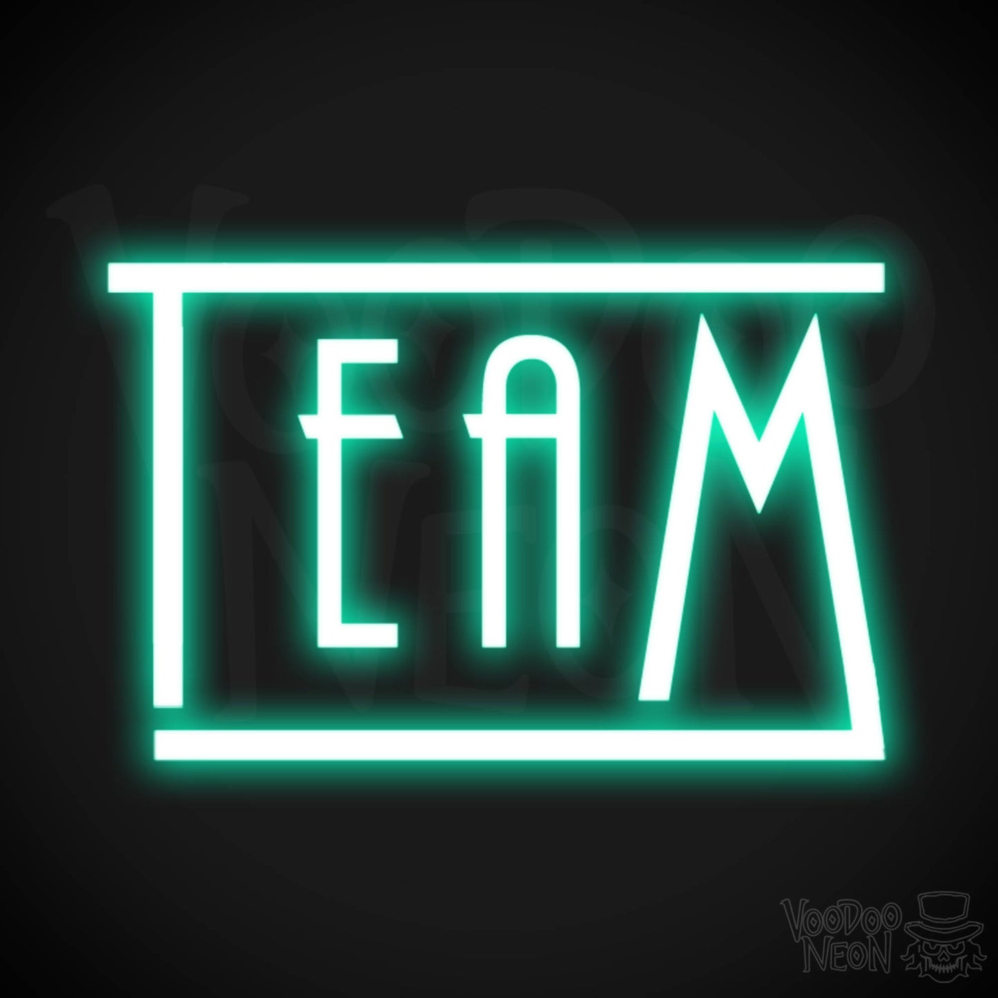 Team Neon Sign - Neon Team Sign - Color Light Green