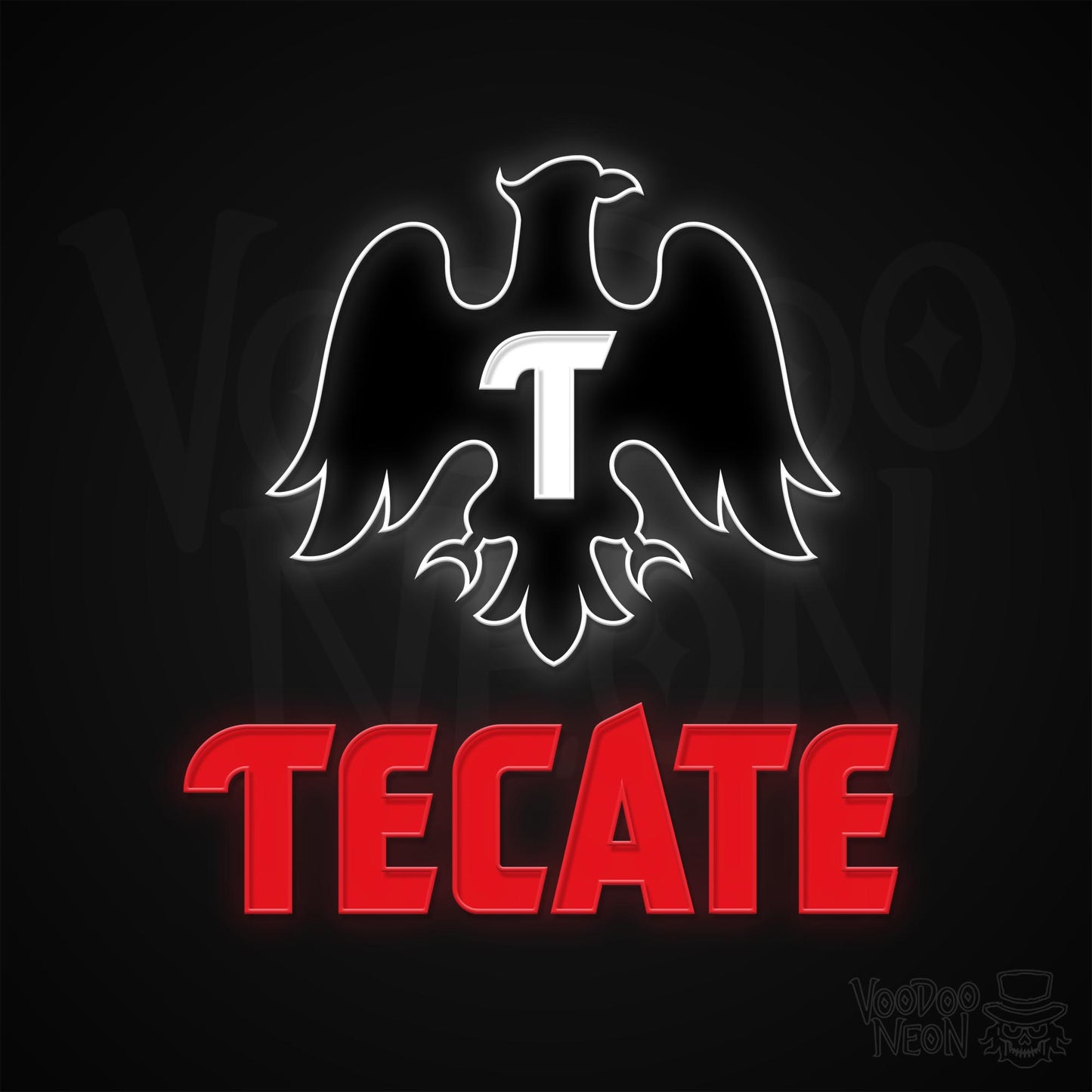 Tecate Neon Sign - Multi-Color - Blackwall