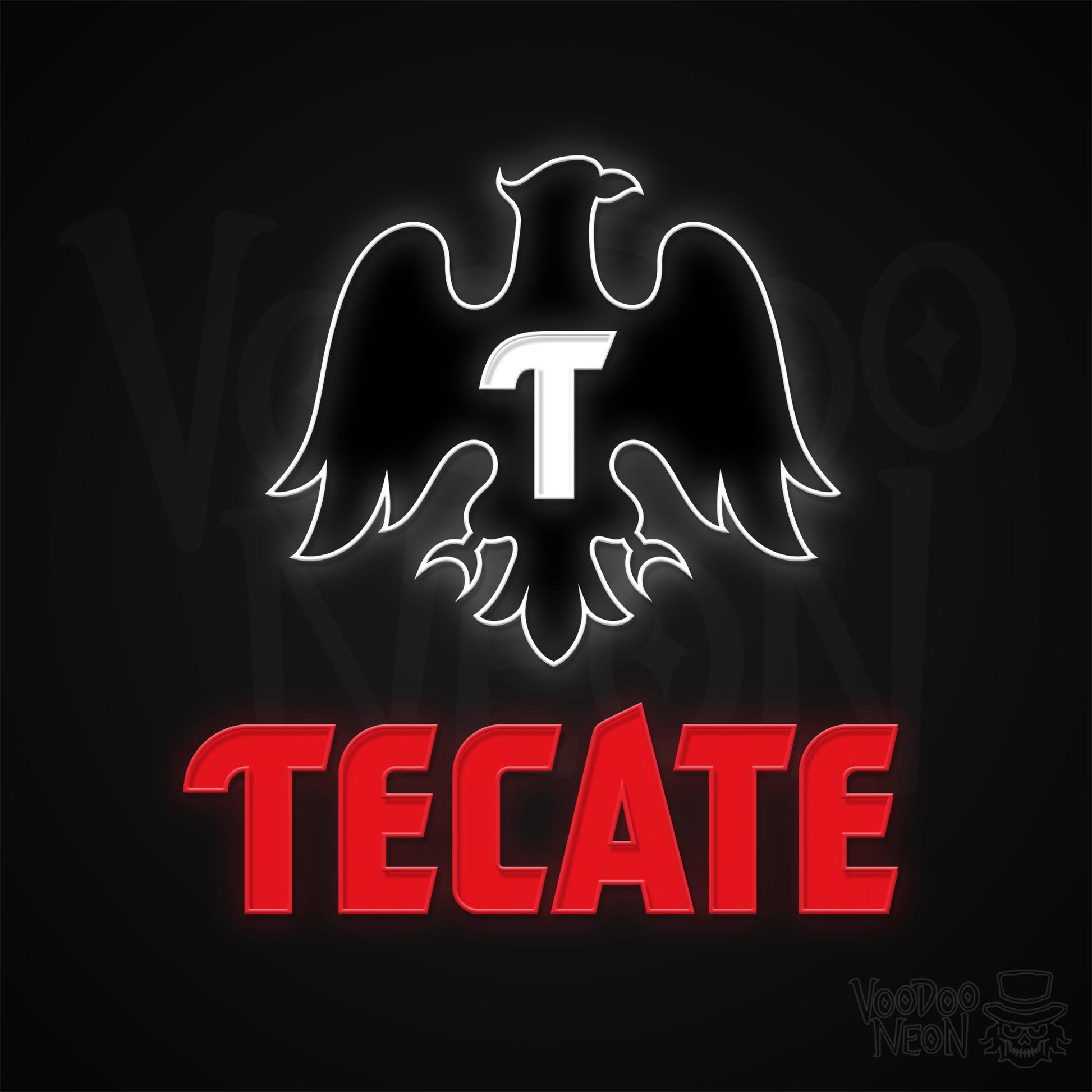 Tecate Neon Sign - Multi-Color - Blackwall