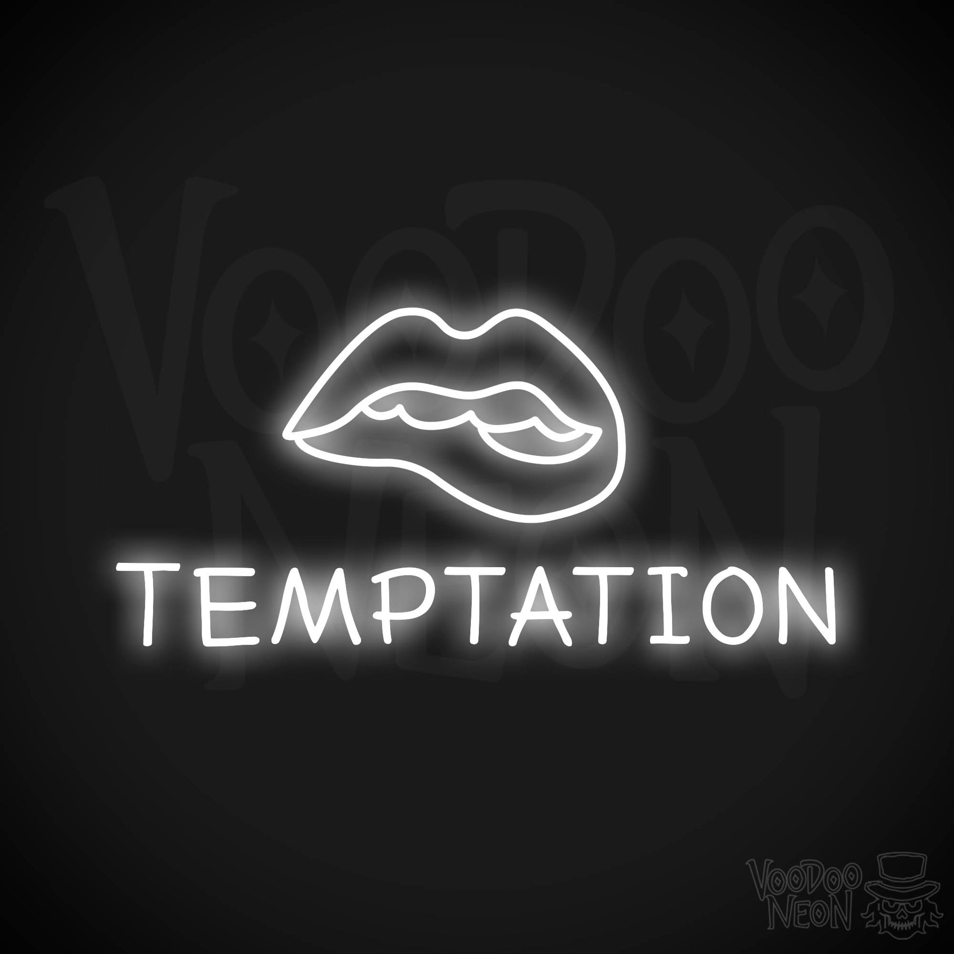 Temptation LED Neon - White