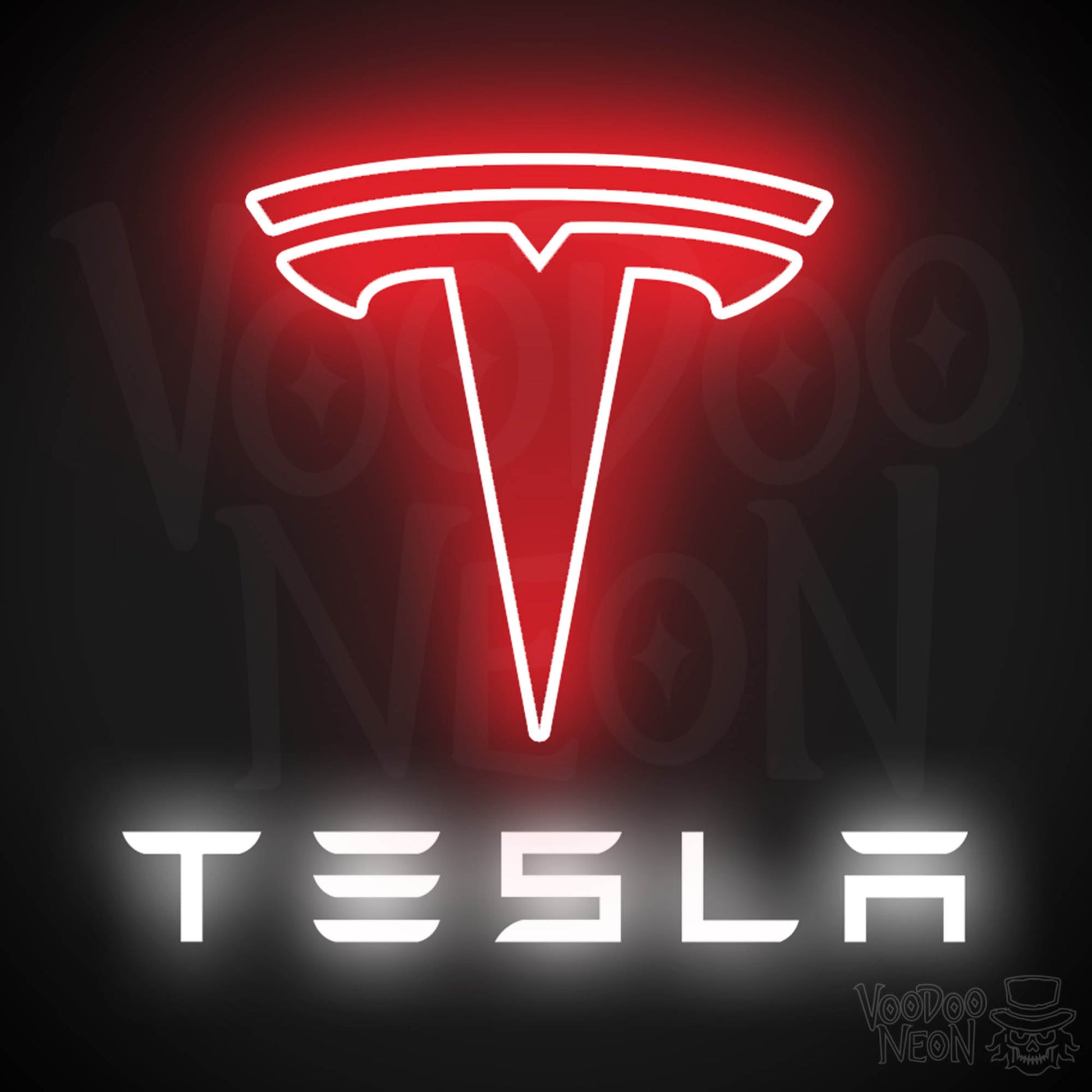 Tesla Neon Sign - Tesla Sign - Tesla Decor - Wall Art - Color Multi-Color