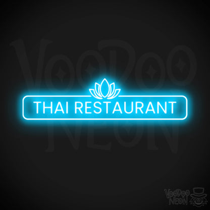 Thai Restaurant LED Neon - Dark Blue