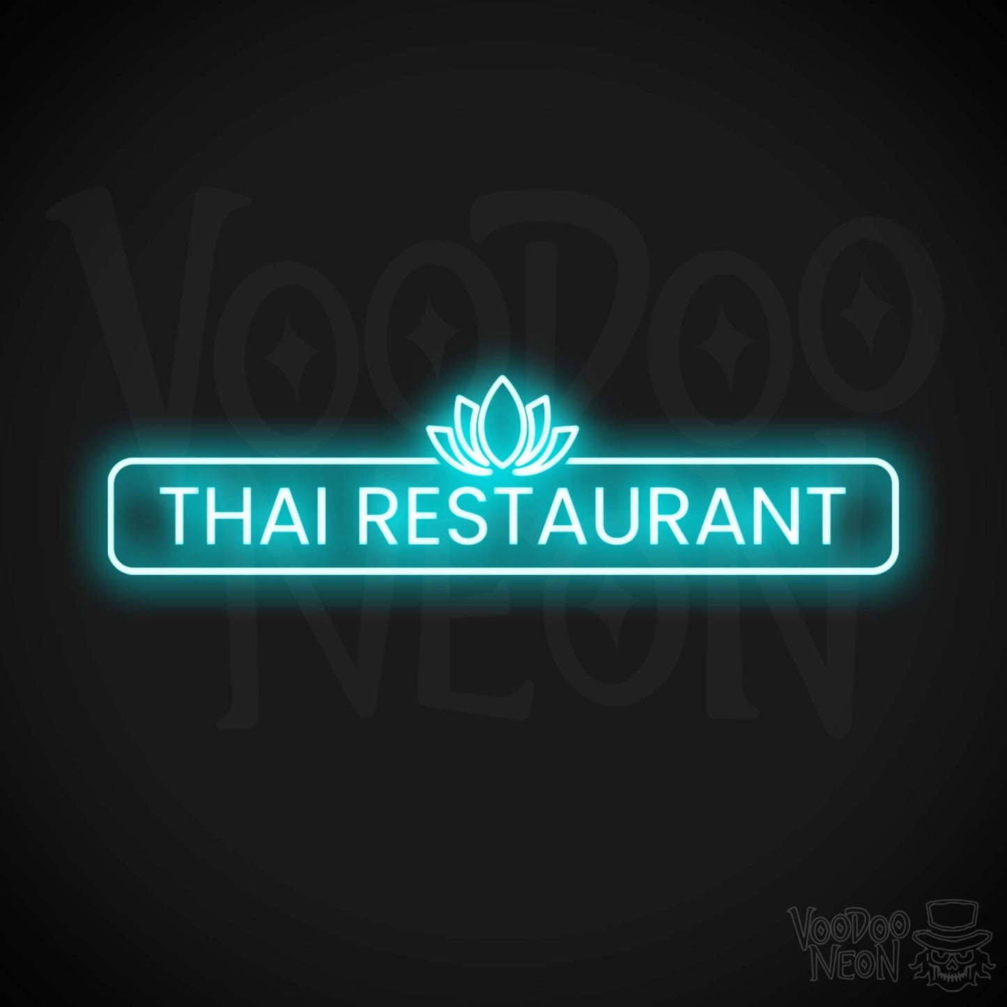 Thai Restaurant LED Neon - Ice Blue