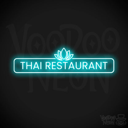 Thai Restaurant LED Neon - Ice Blue