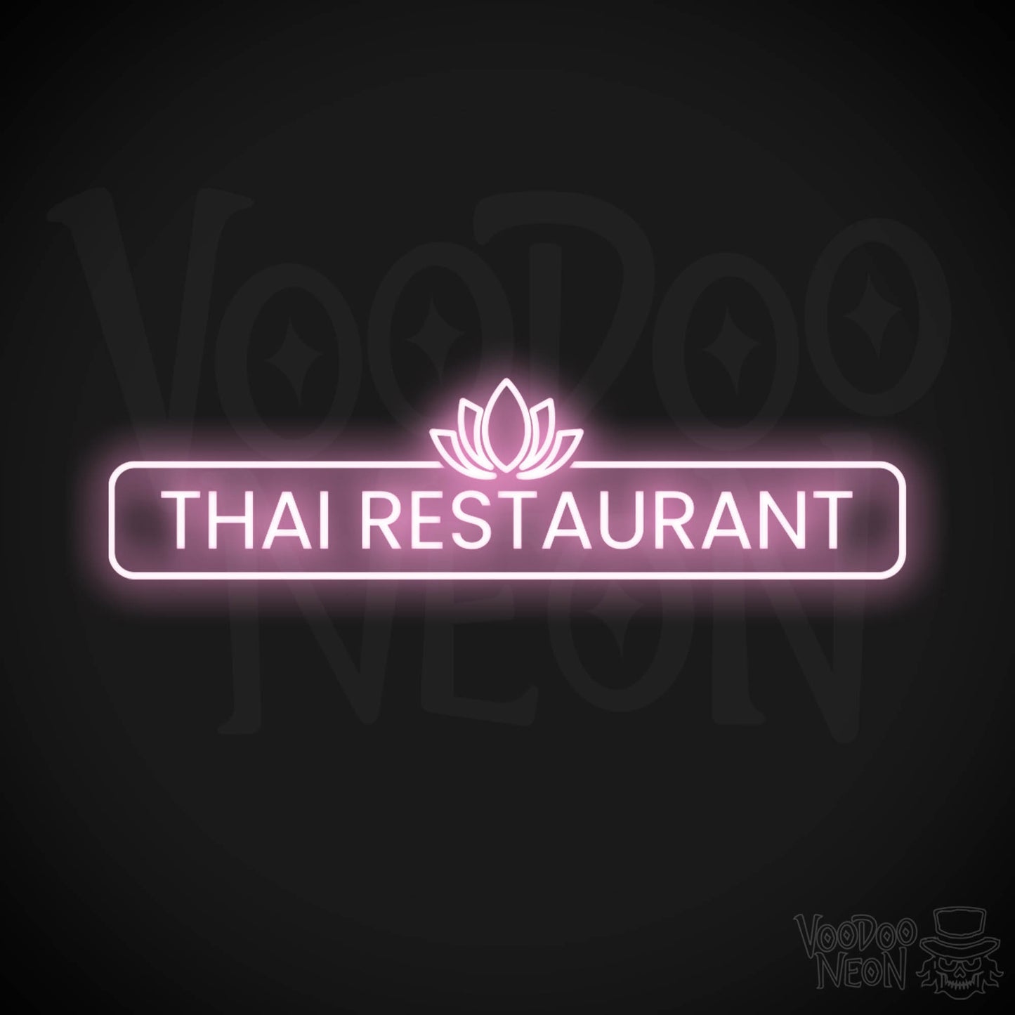 Thai Restaurant LED Neon - Light Pink