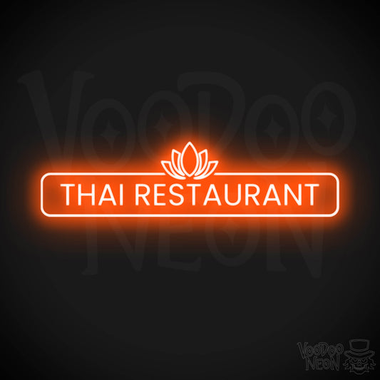 Thai Restaurant LED Neon - Orange