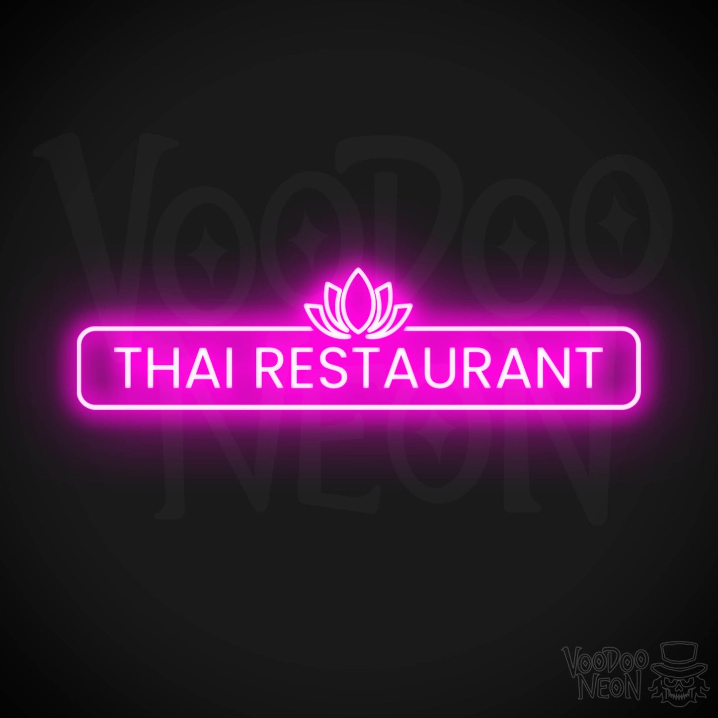 Thai Restaurant LED Neon - Pink
