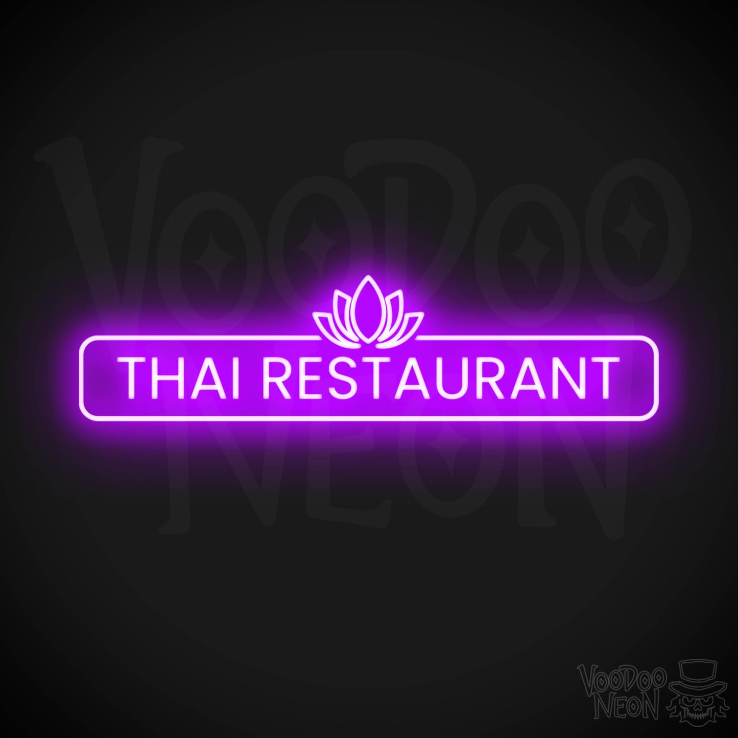 Thai Restaurant LED Neon - Purple