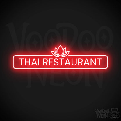 Thai Restaurant LED Neon - Red