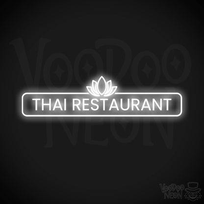 Thai Restaurant LED Neon - White