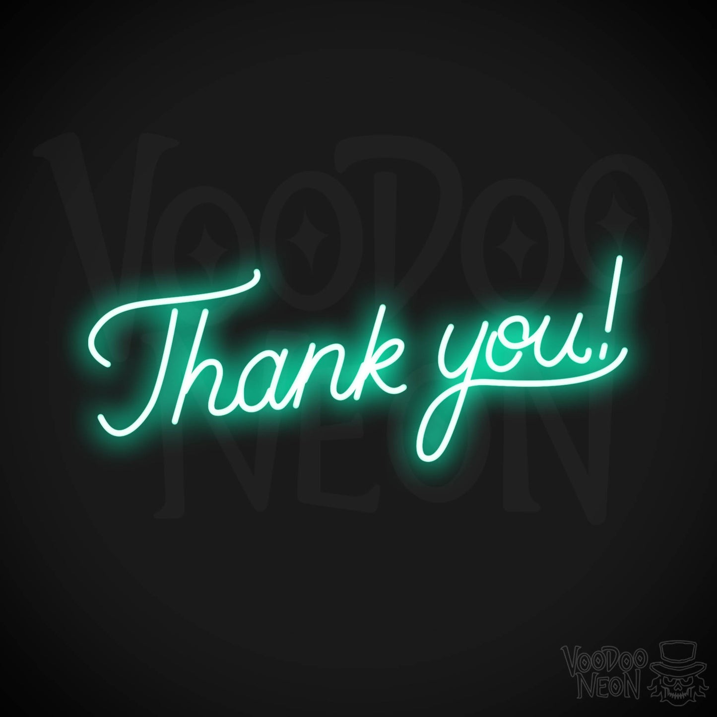 Thank You! LED Neon - Light Green