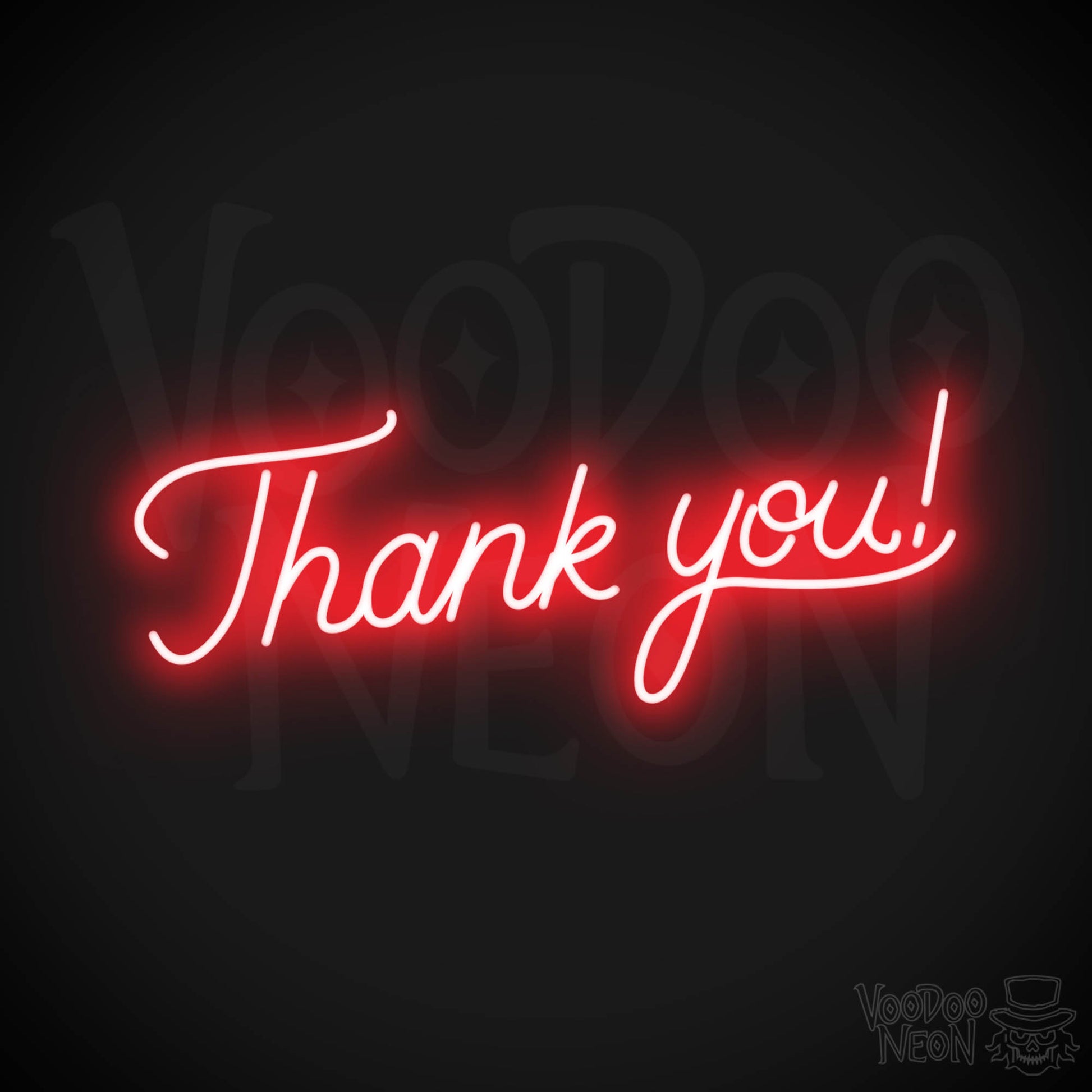 Thank You! LED Neon - Red
