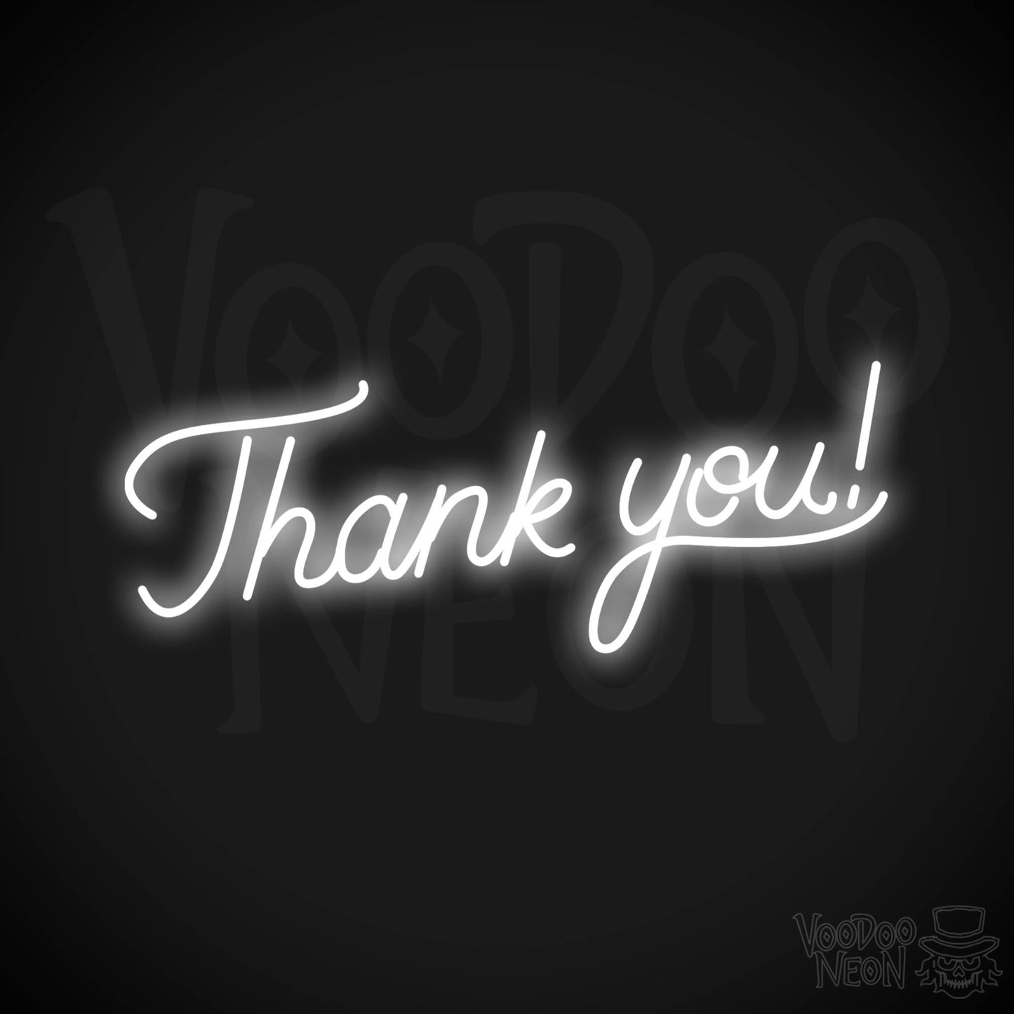 Thank You! LED Neon - White
