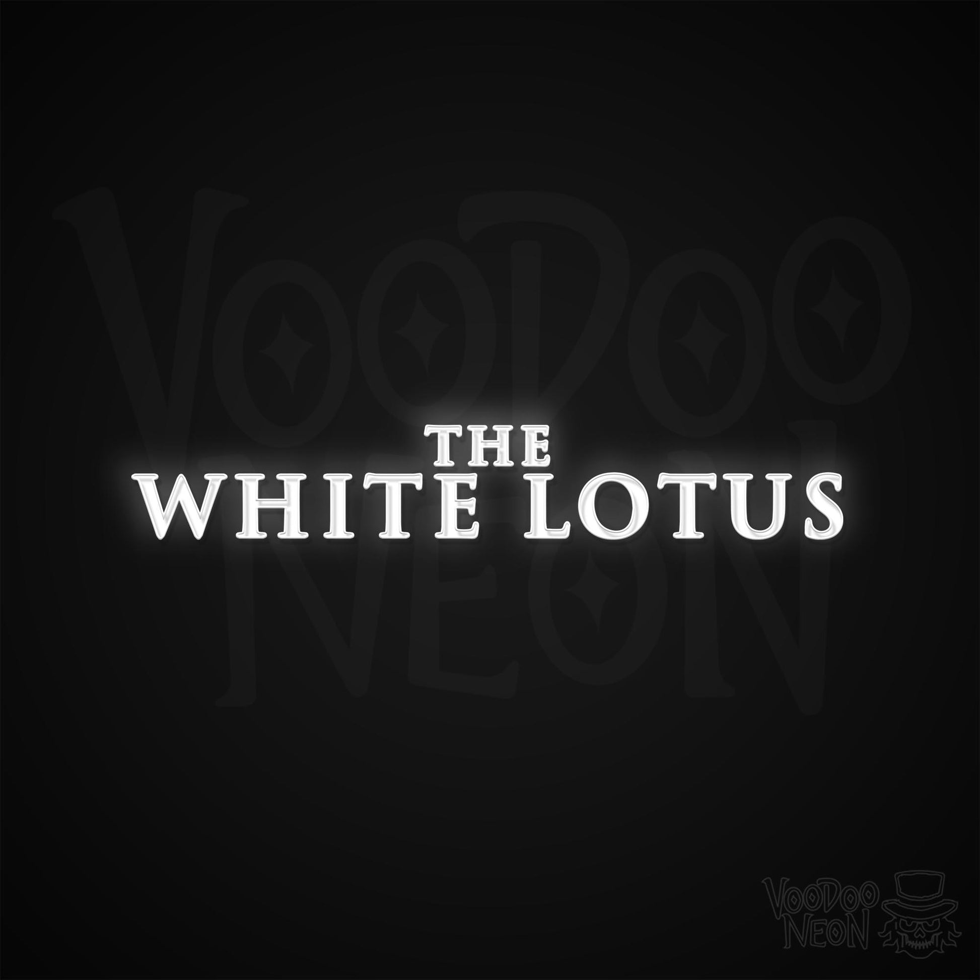 The White Lotus Neon Sign - Multi-Color - Blackwall