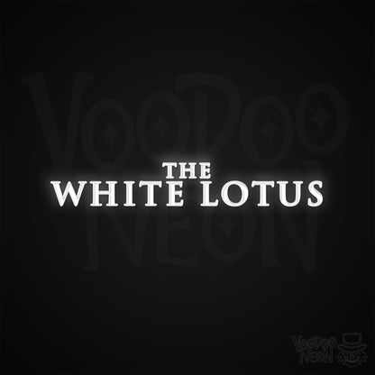 The White Lotus Neon Sign - Multi-Color - Blackwall