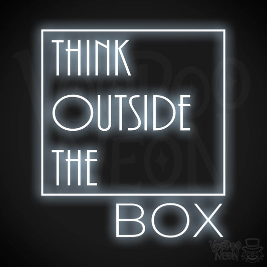 Think Outside The Box LED Neon - Cool White