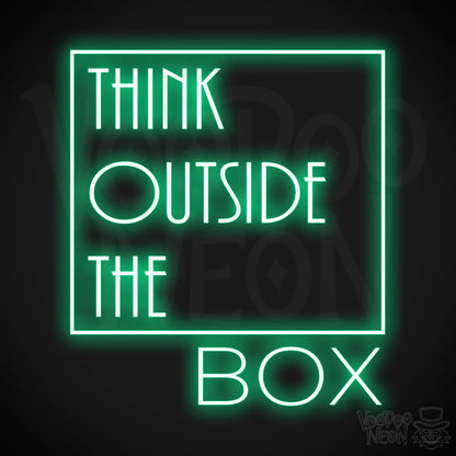 Think Outside The Box LED Neon - Green