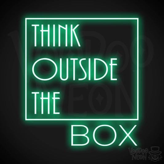 Think Outside The Box LED Neon - Green