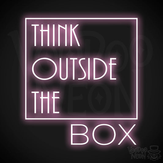 Think Outside The Box LED Neon - Light Pink