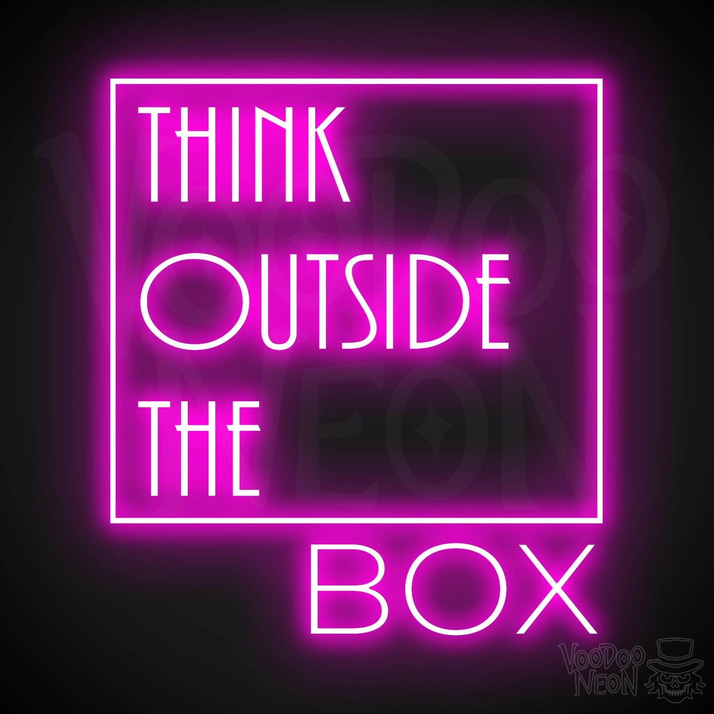 Think Outside The Box LED Neon - Pink