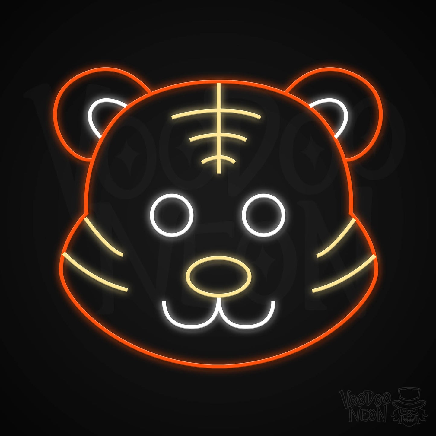 Tiger Neon Sign - Multi-Color - Blackwall